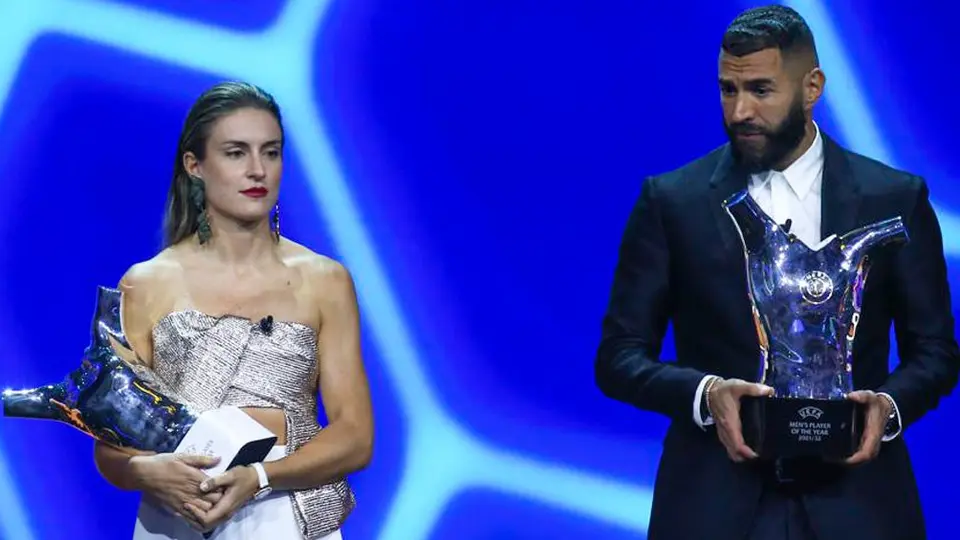 Champions League: Benzema, Ancelotti y Putellas, galardonados en los UEFA Awards