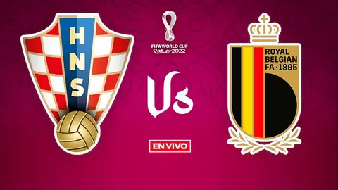 Croacia vs Bélgica Mundial Qatar 2022 EN VIVO Fase de Grupos