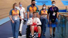 Video: Ciclista quedó inconsciente tras sufrir accidente en los Juegos de la Commonwealth