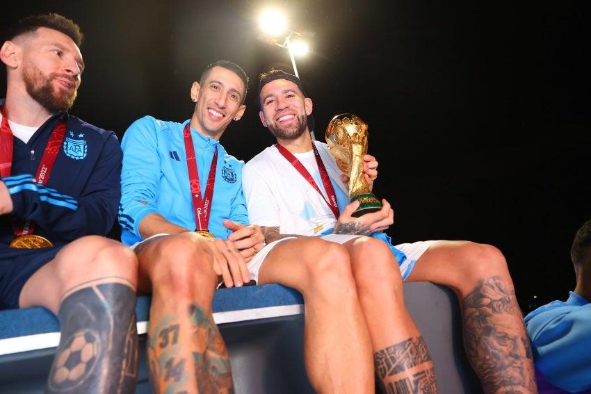 Así fueron los festejos de Argentina en la llegada a su país tras ganar el Mundial