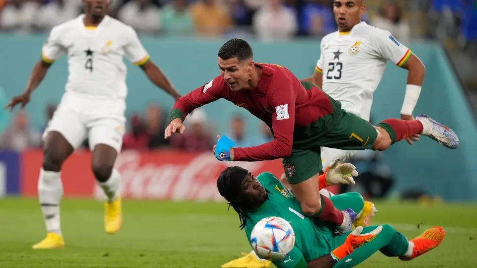 DT de Ghana criticó al VAR tras el penalti de CR7: 'Quizá estaban durmiendo'