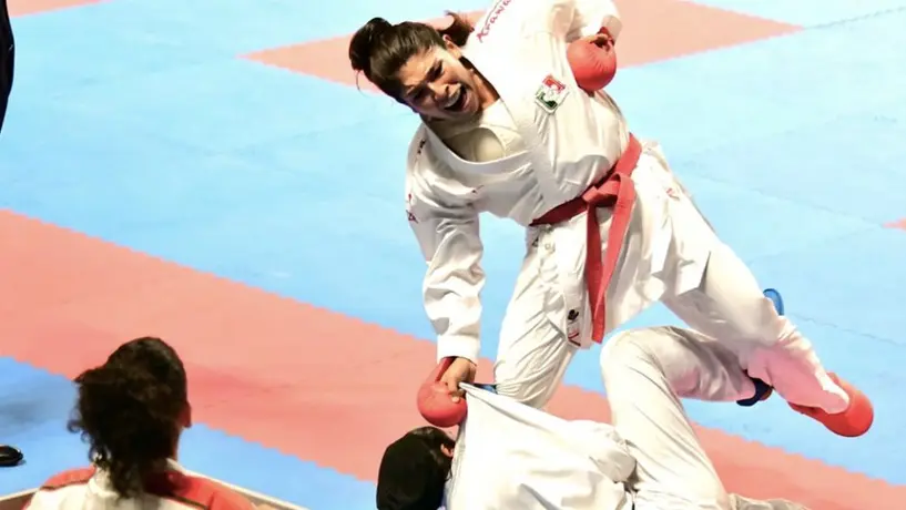 Guadalupe Quintal se coronó como campeona de la Serie A de Karate en Turquía