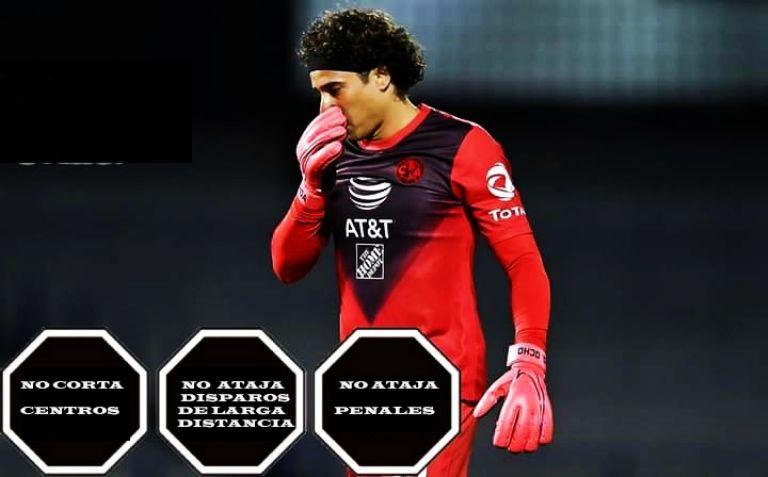 Diviértete con los mejores memes que dejó el 'oso' de Ochoa en derrota del 'Ame' vs Toluca