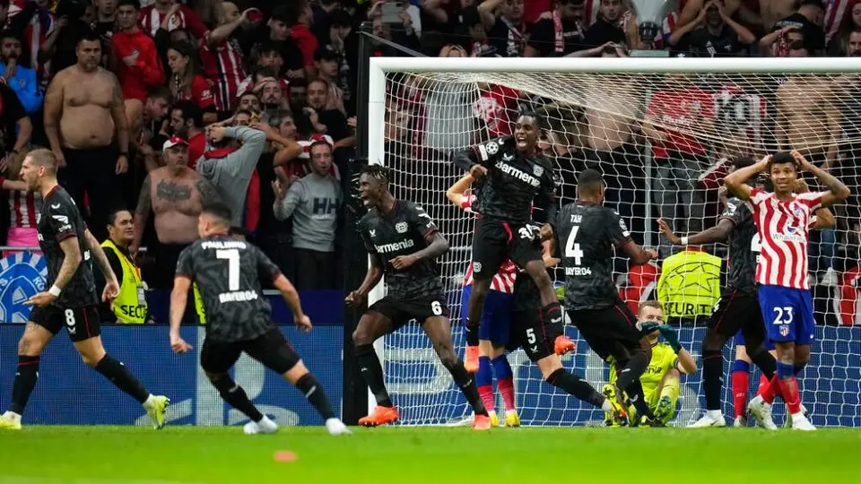 Champions League: Atlético de Madrid empató ante el Bayer Leverkusen y firmó su eliminación