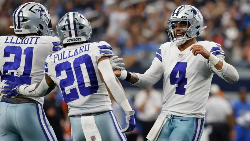 NFL: Dallas Cowboys vencieron a Detroit Lions en el regreso de Dak Prescott
