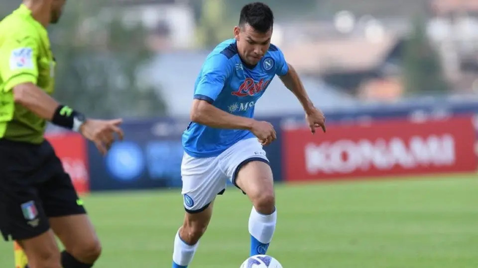 Chucky Lozano: Napoli goleó al Perugia en pretemporada con el mexicano de titular