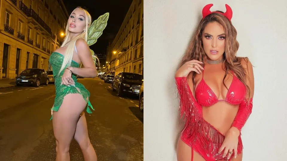 Famosas de OnlyFans 'prendieron' las redes con disfraces para Halloween