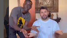 Kun Agüero ‘mandó a la banca’ al famoso tiktoker Khaby Lame en divertido video