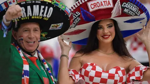 Qatar 2022: Caramelo e Ivana Knöll protagonizaron ‘crossover’ durante la Semifinal