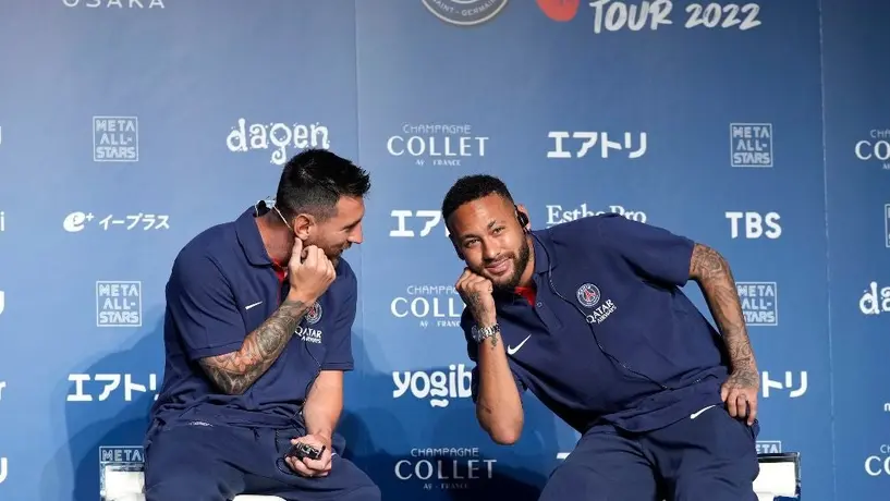VIDEO: Messi sirvió de traductor a Neymar tras falla de tecnología en Japón