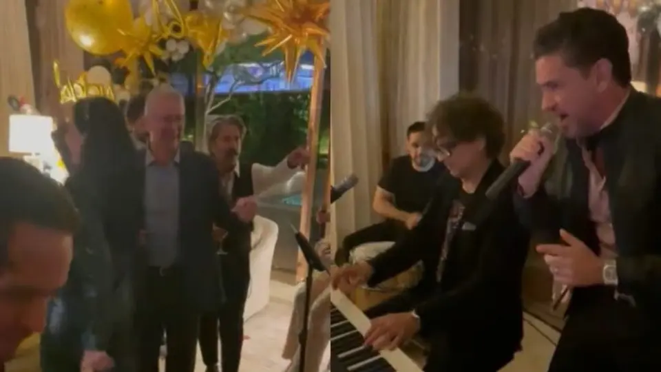 Alejandro Irarragorri: Festejó cumpleaños de Ricardo Salinas cantando 'Bella' de Mijares