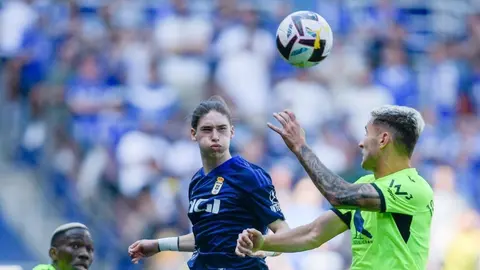 Marcelo Flores: Disputó 20 minutos en el empate de Burgos VS Oviedo