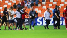 Balotelli volvió loco a Vicenzo Montella, su DT, y casi lo agarra a golpes