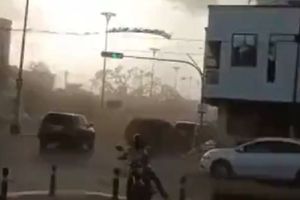 Sinaloa: La fuerza de un tornado azotó la zona de Guamúchil; se reportan daños materiales