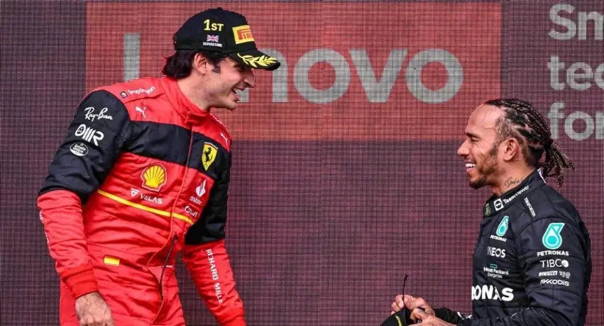 Hamilton tras finalizar en tercero: 'Lo di todo pero no se pudo; felicidades a Sainz'