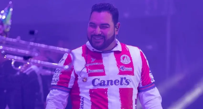 Atlético San Luis: Regaló jerseys a la Banda MS por su show en la Feria Nacional Potosina
