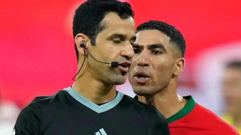 Croacia vs Marruecos: Hakimi protagonizó bronca con los árbitros al finalizar el encuentro