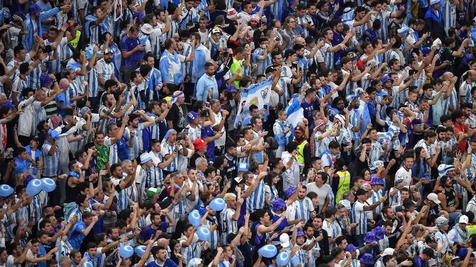 Argentina vs Croacia: 40 mil albicelestes invaden Lusail y hay menos de 2 mil croatas