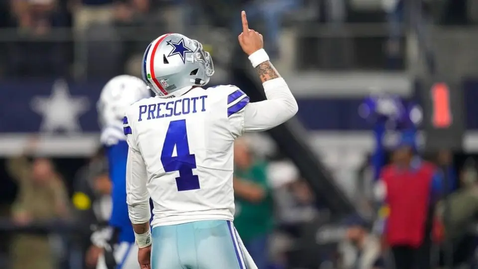 NFL: Dak Prescott comandó aplastante victoria de Dallas sobre Colts