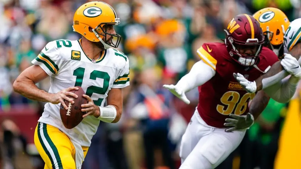 NFL: Washington venció a Packers de Aaron Rodgers en partido apretado