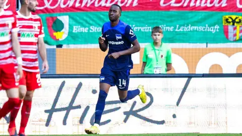 Bundesliga: Marco Richter anotó su primer gol tras tratamiento por tumor en victoria del Hertha