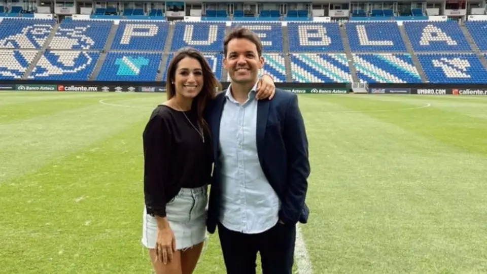 Puebla: Nicolás Larcamón y su pareja anunciaron que se encuentran esperando un hijo