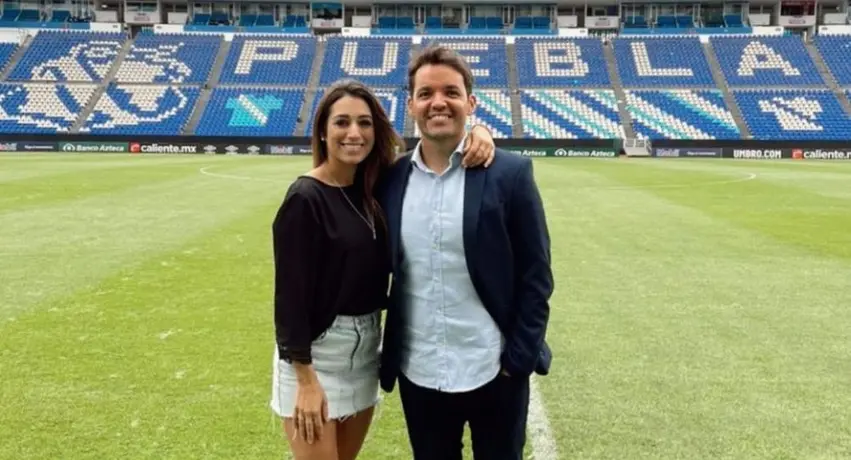 Puebla: Nicolás Larcamón y su pareja anunciaron que se encuentran esperando un hijo