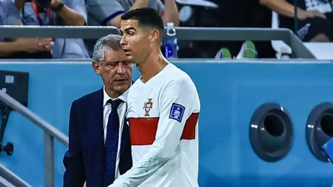 Qatar 2022: Cristiano Ronaldo, furioso por salir de cambio en partido Portugal vs Corea del Sur