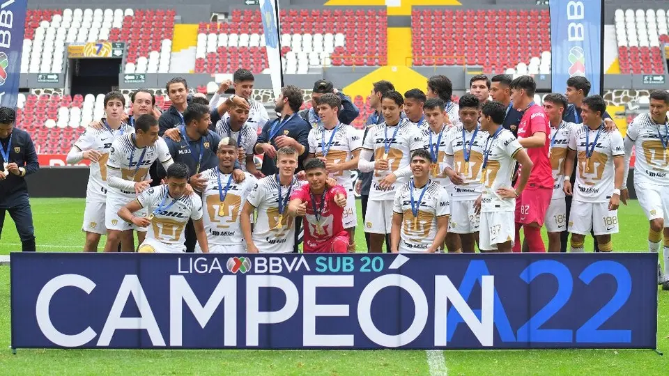 Pumas Sub 20, Campeones del Torneo Apertura 2022 tras vencer al Atlas