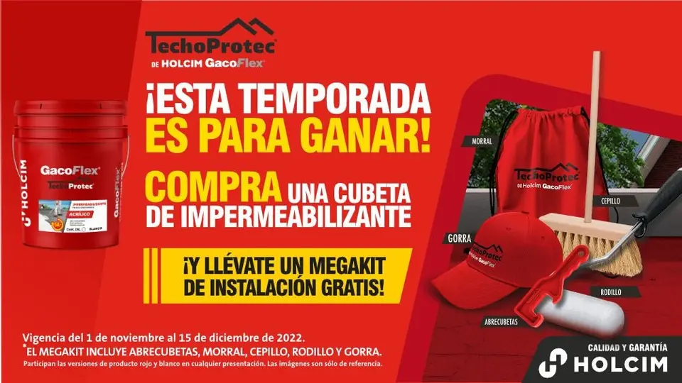 Impermeabiliza con GacoFlex y no te preocupes por nada más en este Mundial