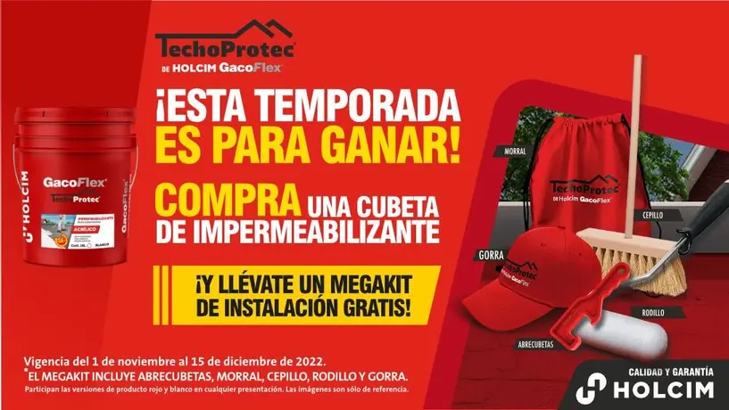 Impermeabiliza con GacoFlex y no te preocupes por nada más en este Mundial