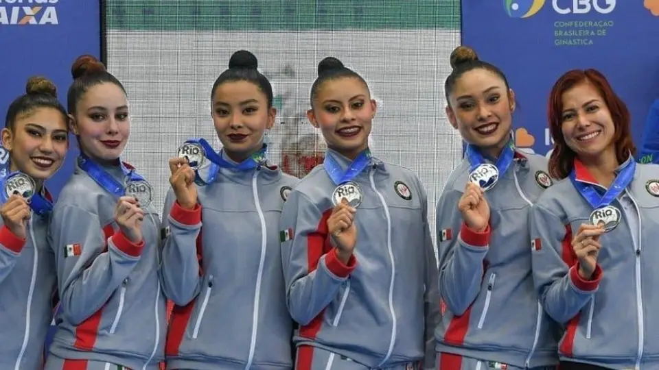 México consiguió medalla de plata en Panamericano de Gimnasia Rítmica