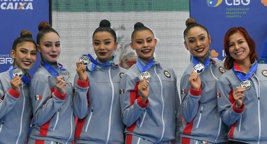 México consiguió medalla de plata en Panamericano de Gimnasia Rítmica