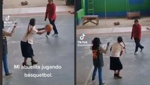 Video: Abuelita basquetbolista se convirtió en la sensación de TikTok