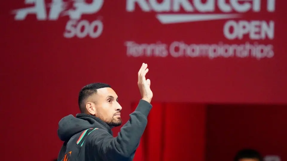 Nick Kyrgios: Se retiró del Abierto de Japón por lesión de rodilla