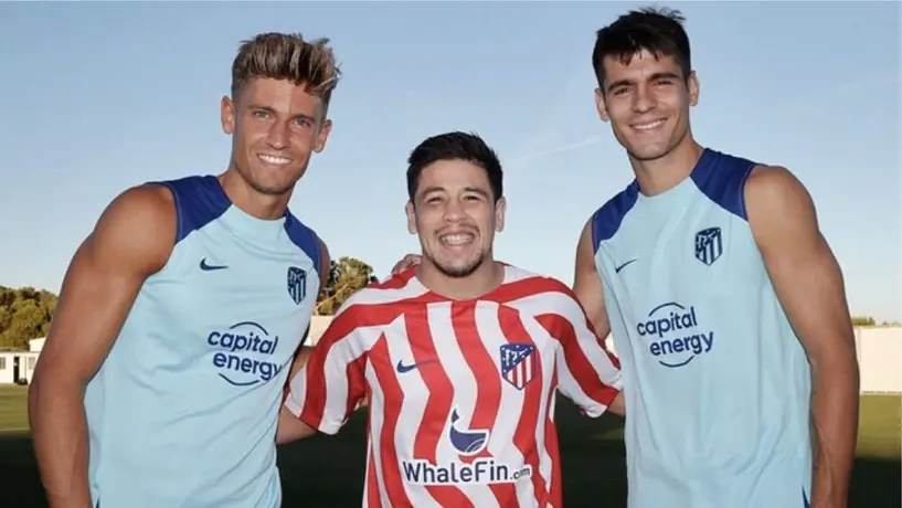 Brandon Moreno aprovechó sus vacaciones en Madrid para visitar al Atlético