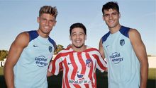 Brandon Moreno aprovechó sus vacaciones en Madrid para visitar al Atlético