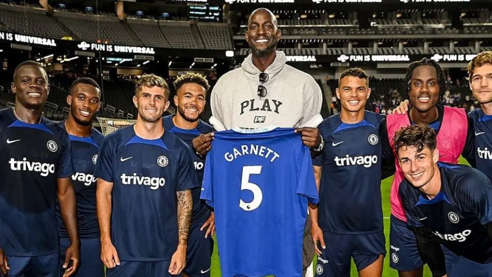 Chelsea: Kevin Garnett convivió con los Blues previo al partido ante América