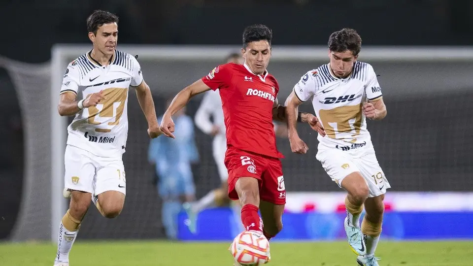 Copa Sky: Pumas y Toluca empataron en su debut en el torneo