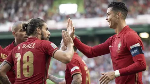 Ruben Neves sobre Cristiano Ronaldo: "Está en una forma espectacular"