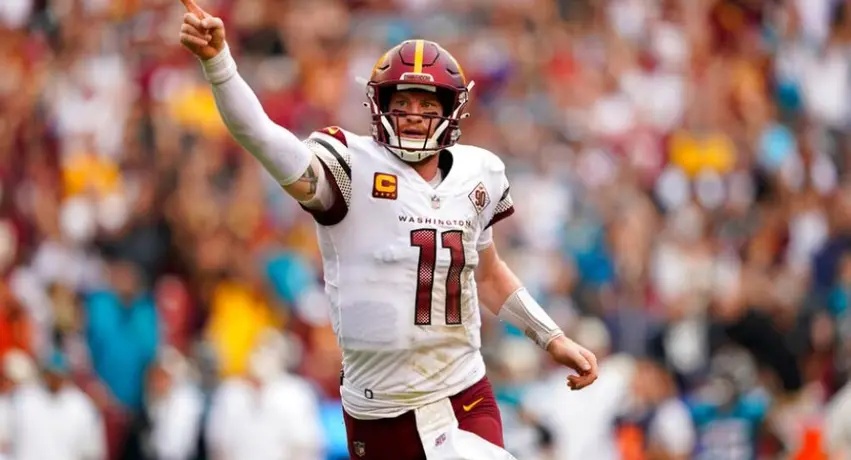 NFL: Carson Wentz lideró la victoria de los Commanders en el arranque de temporada