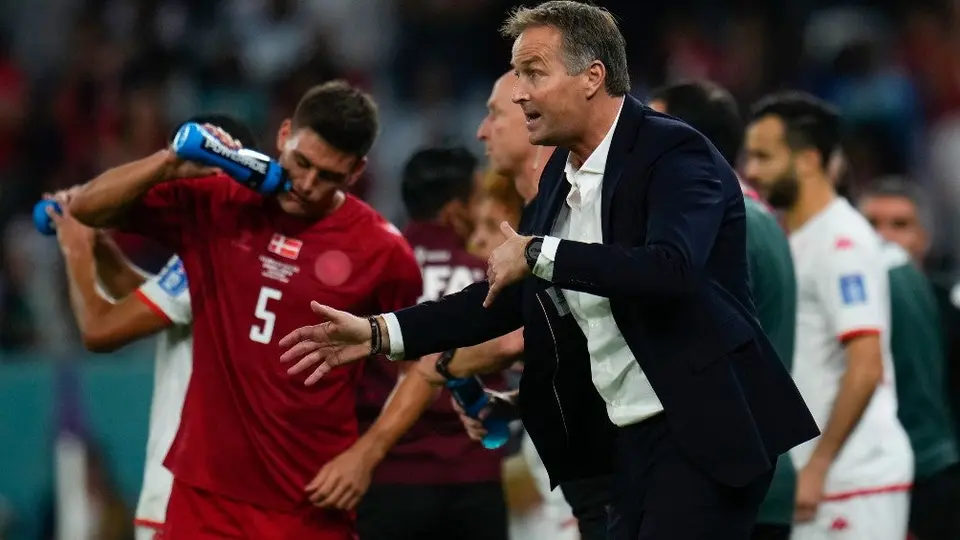Kasper Hjulmand tras empatar a cero con Túnez: 'Jugamos lento, no estoy satisfecho'