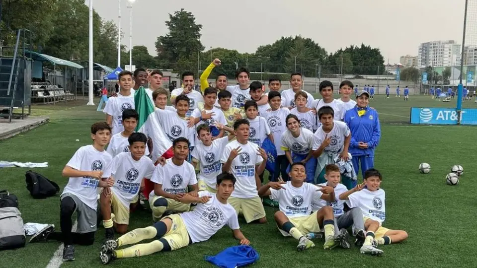 América: Hijo del Chucho Benítez fue Campeón con la categoría Sub 13