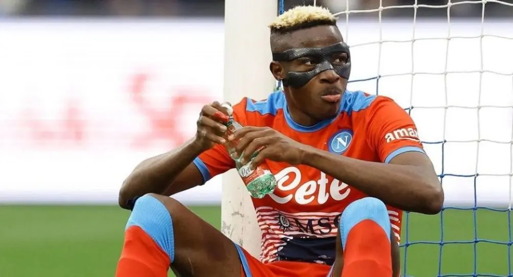 Victor Osimhen durante un partido del Napoli | INSTAGRAM: @VictorOsimhen9