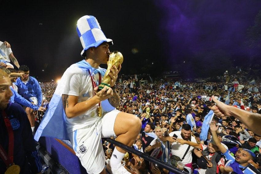 Así fueron los festejos de Argentina en la llegada a su país tras ganar el Mundial