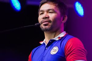 Manny Pacquiao ‘encontró’ su nueva vocación; anotó de tres puntos en partido de basquetbol