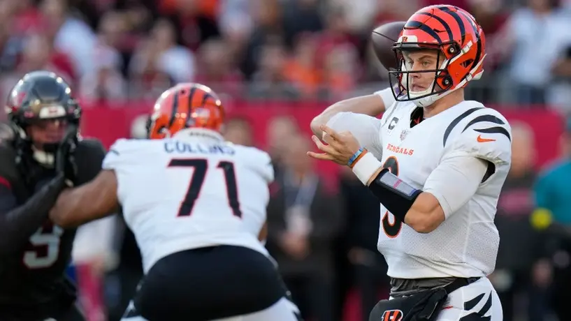 NFL: Burrow comanda remontada de Bengals ante los Buccaneers de Brady