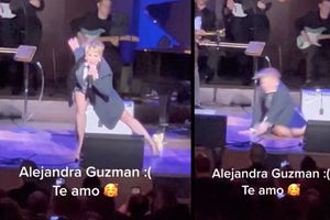 Alejandra Guzmán se cae durante concierto en Estados Unidos y es hospitalizada