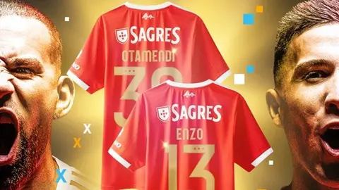 Benfica: Homenajeó a Enzo y a Otamendi con jersey especial tras ganar la Copa del Mundo Qatar 2022