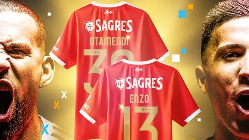 Benfica: Homenajeó a Enzo y a Otamendi con jersey especial tras ganar la Copa del Mundo Qatar 2022